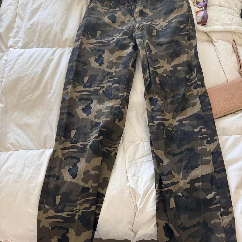 Camouflage Patterned Pants